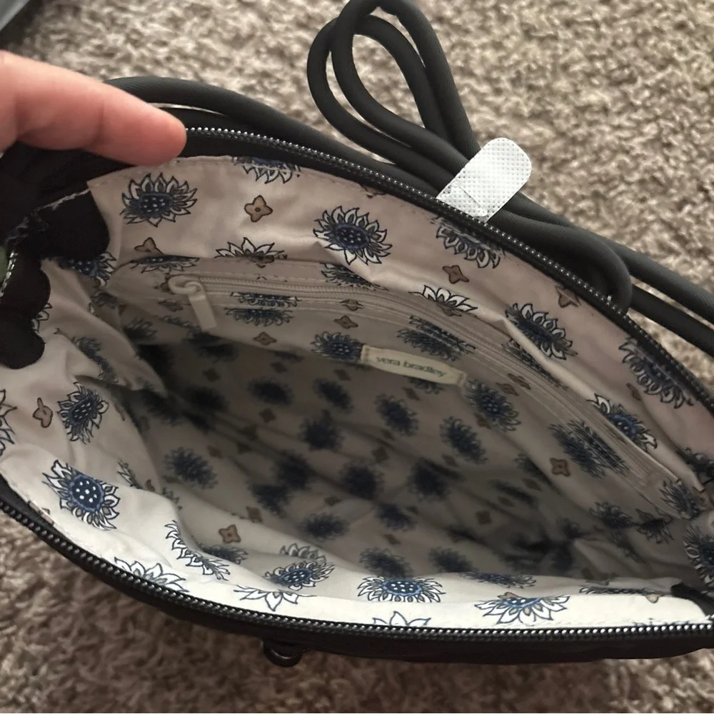 Vera Bradley Black Quilted Crossbody Bag
